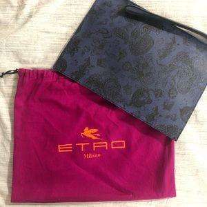 Etro Authentic Milano Clutch/Wristlet